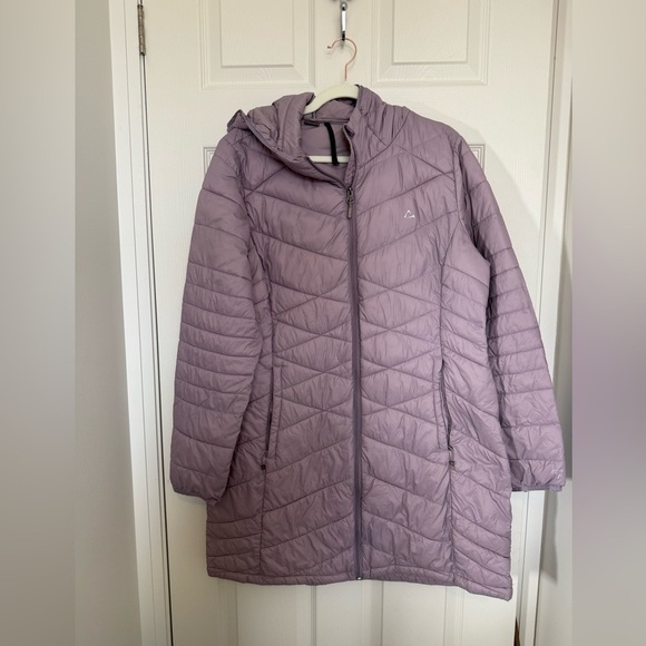 Paradox Long Quilted Tricia Purple Primaloft Down Alternative winter Jacket XXL - Picture 6 of 15